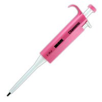 Globe Scientific Diamond 3301-20 Adjustable Volume Pipette, 2-20µL Volume, Pink