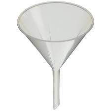 Globe Scientific 600152 Polypropylene Analytical Funnel, 100mm Funnel Size, 100mm Top Diameter (Pack of 10)
