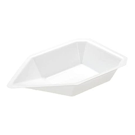 Globe Scientific 3625 Polystyrene Antistatic Weighing Dish with Pour Spout, 270ml Capacity (Case of 250)