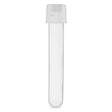 Globe Scientific 110438 Polypropylene Test Tube with Separate Dual Position Snap Cap, Sterile, 5mL Capacity, 12mm Dia, 75mm Height (Case of 500)
