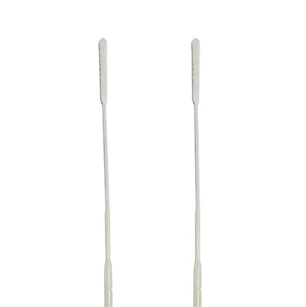 500 Pack - Sterile Nasopharyngeal Swab Gamma Radiated, Flocked Nasal Swabs for Sampling, 80 mm Break Point, Nylon Flocking Tip