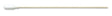 PurSwab 6" Small Foam over Cotton Swab w/Wooden Handle - 1806-WCSF-Smaller Sized General Cleaning Swab, Cs