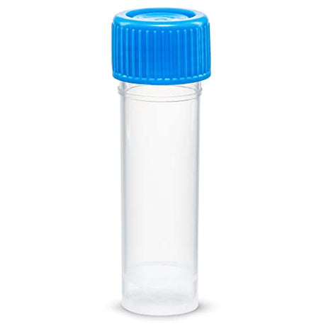 Globe Scientific 109220 Polypropylene Conical Bottom Universal Centrifuge Tube with Screwcap, Self-Standing, 30mL Capacity (Case of 500)