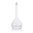 Volumetric Flask, Globe Glass, 2000mL, Class A, to Contain (TC), 3.3 Borosilicate Glass, ASTM E288, 1/Box