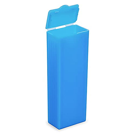 Globe Scientific 513062B Polypropylene Flip Top Slide Mailer for 5 Slide, Blue (Case of 1000)