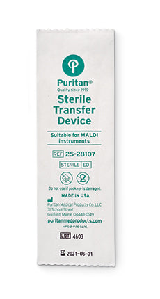 Sterile 3" MALDI-TOF Colony Transfer Device-3â€ Applicator Stick -25-28107, Cs