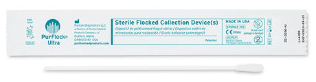 PurFlock Ultra 6" Sterile Elongated Flock Swab w/Polystyrene Handle - 25-3206-U-Buccal Cell Collection, Cs