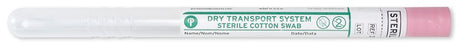 Puritan Dry Transport System 6" Sterile Standard Cotton Plastic Handle Swab & Tube - 25-806 1PC BT-Forensics Swabs, Cs