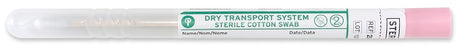 Puritan Dry Transport System 6" Sterile Standard Cotton Wood Handle Swab & Tube - 25-806 1WC BT-Collection and Transport System, Cs