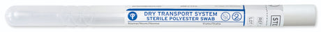 Puritan Dry Transport System 6" Sterile Standard Polyester Plastic Hdle Swab & Tube - 25-806 1PD BT-Cell Collection, Cs