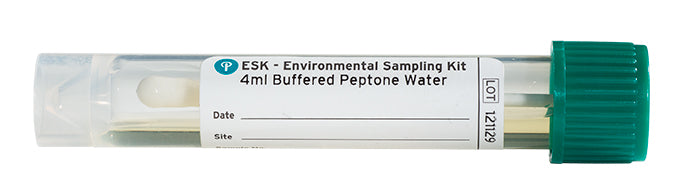 Puritan ESK Sampling Kit - 4" Sterile Polyester Swab & 4ml Buffered Peptone Water - 25-83004 PD BPW-Microbiological Testing Kit, Cs