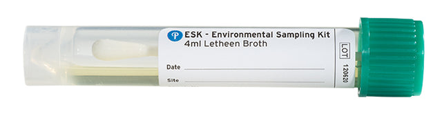 Puritan ESK Sampling Kit - 4" Sterile Polyester Swab & 4ml Letheen Broth - 25-83004 PDB LB - Bulk Pk-Letheen Broth Swabs, Cs