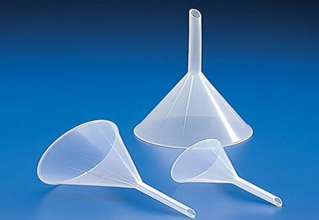 Globe Scientific 600152-2 Polypropylene Analytical Funnel, 100mm Funnel Size, 100mm Top Diameter (Pack of 2)