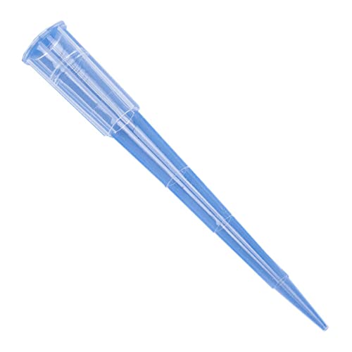 Globe Scientific 151150RF Polypropylene Universal Certified Pipette Tip, Reloading Stack, 1 µL-200 µL Graduation, 54 mm Length, Natural (Pack of 960)