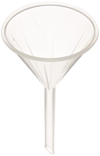 Globe Scientific 600147-5 Polypropylene Analytical Funnel, 46mm Funnel Size, 50mm Top Diameter (Pack of 5)
