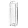 Globe Scientific 111137 Polystyrene Square Spectrophotometer Cuvette, 4 Clear Sides, 4.5mL Capacity (Case of 500)