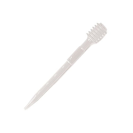 Globe Scientific 138005 LDPE Graduated Transfer Pipet, Bellows, Non-Sterile, 15.0mL Capacity, 192mm Length, Pack of 1200