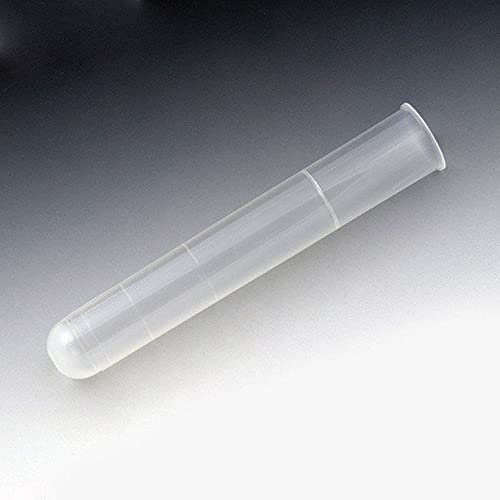 Globe Scientific 111041 Test Tube, PP, 12 mL, 16 x 100mm, Non-Graduated, No Rim, Pack of 2000