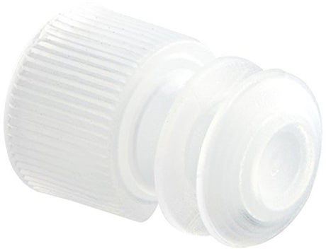 Globe Scientific 118127C Polyethylene Flange Plug Cap for Test Tubes, 12mm Size, Clear (Pack of 1000)
