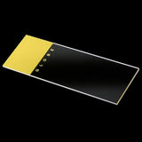 Globe Scientific 1304Y Color Coded Classic Microscope Slides with 90° Corners, Ground Edges, Yellow, 25 x 75mm, Pack of 1440