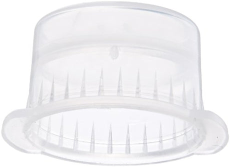 Globe Scientific 113140C Polyethylene Snap Cap with Two Thumb Tabs for Vacuum and Test Tubes, 13mm Size, Clear (Case of 1000)