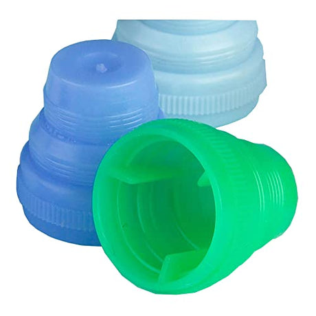 Globe Scientific 5529G Cap for 10mm, 12mm, 13mm and 16mm Tubes, Plug, PE, Green, Pack of 1000