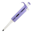 Globe Scientific Diamond 3301-200 Adjustable Volume Pipette, 20-200µL Volume, Lavender