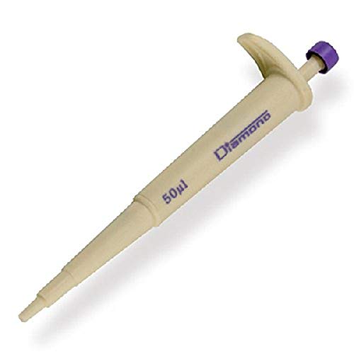 Globe Scientific Diamond 3322-50 Jr. Mini Pipette, Autoclavable, 50µL Volume, Purple