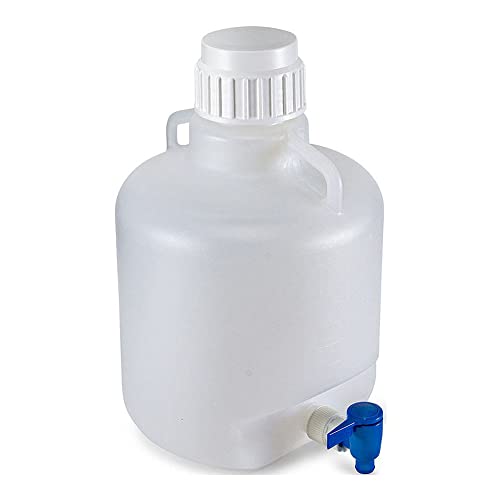 GLOBE SCIENTIFIC 7220010 Carboy, 2.64 gal. Labware Cap. English