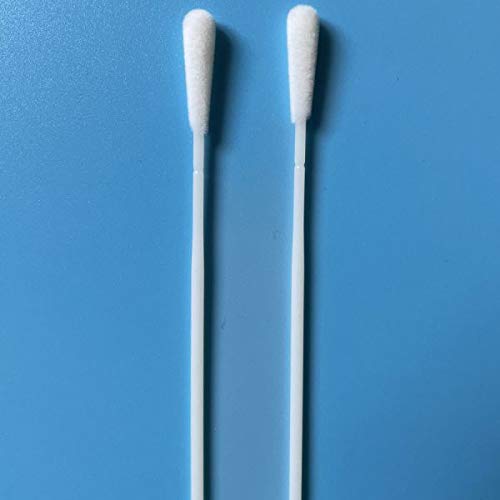 500 Pack - Sterile Oral Swab, Flocked Oral Swabs for Sampling, 30 mm Break Point, Nylon Flocking Tip