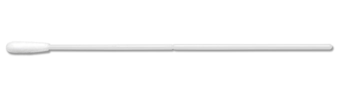 HydraFlock 6" Elongated Flock Swab w/Polystyrene Handle, 80mm Breakpoint - 3506-H-DNA Collection, Cs