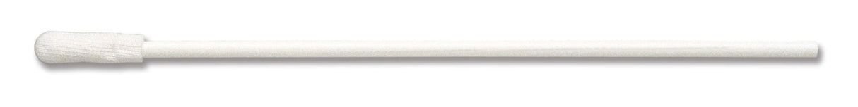 PurSwab 6" Sterile Symmetrical Round Knitted Polyester Swab w/Polypropylene Handle - 3605-Cleanroom Swabs, Cs