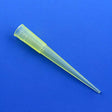 Globe Scientific 1202N33CS Polypropylene Universal Pipette Tip, Yellow, 1 µL-200 µL Graduation, Pack of 1000