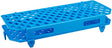 Globe Scientific 456304 Polypropylene Microcentrifuge Tube Rack, Blue, 100-Place