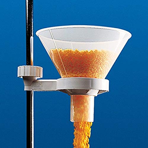 Globe Scientific 600167-2 Polypropylene Powder Funnel, 80mm Funnel Size, 80mm Top Diameter (Pack of 2)