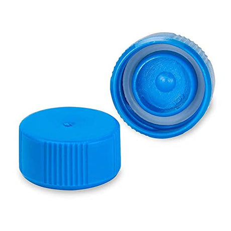 Globe Scientific 111671B Screwcap with O Ring for Microcentrifuge Tube, Blue, Pack of 1000