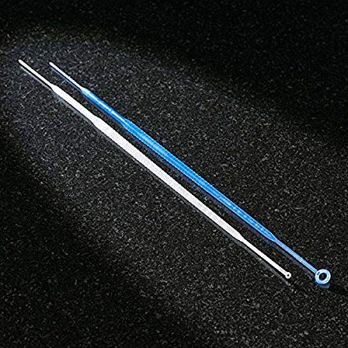 Globe Scientific 2805 Flexible Inoculation Loop with Needle, Sterile, Blue, 10µL, Pack of 1000