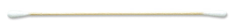 Puritan 6" Double Tipped Standard Cotton Swab w/Wooden Handle - 861-WC DBL-Cotton Applicator, Cs