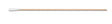 Puritan 6" Lint Free Micro Tip Cotton Swab w/Wooden Handle - 869-WCS-Green Biodegradable Swab, Cs