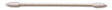 PurSwab 3" Double Edged Pointed Cotton 3mm Tipped Swab w/Fine paper Handle - 871-PC DBL-Lint Free Swabs, Cs