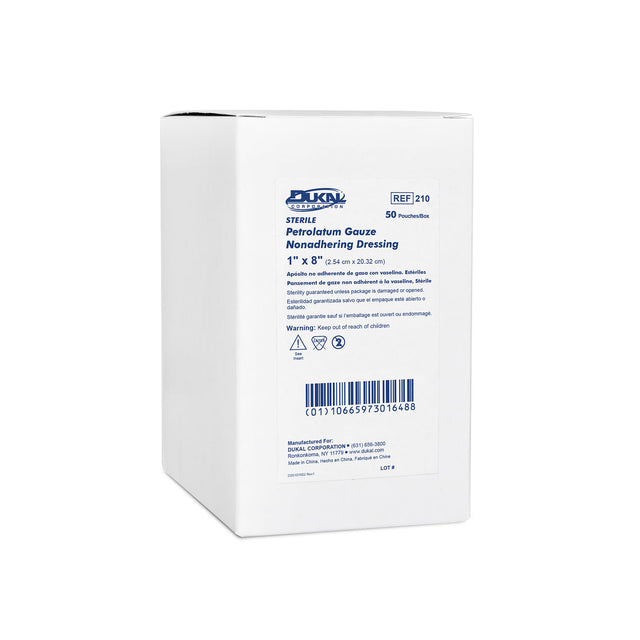 DUKAL ALBA STERILE PETROLATUM GAUZE DRESSINGS - 210