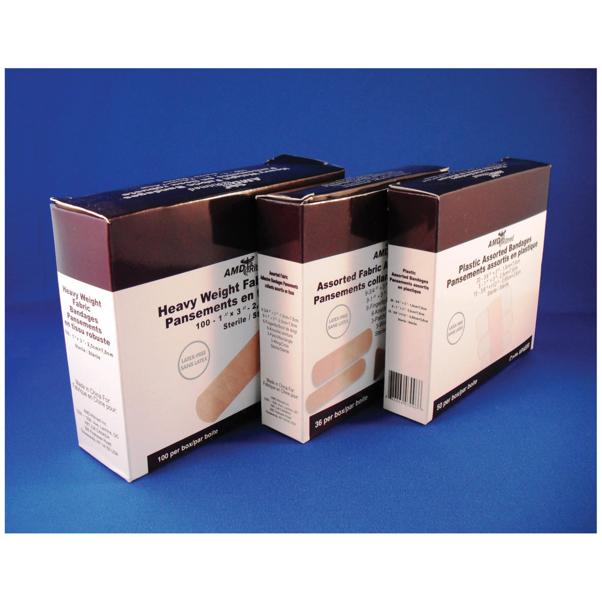 AMD MEDICOM PLASTIC ADHESIVE BANDAGES - AP0310