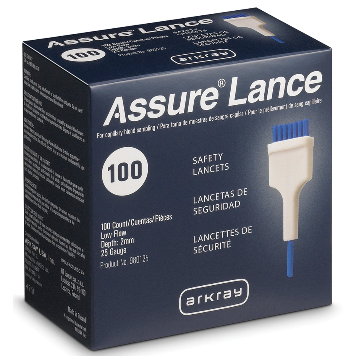 ARKRAY ASSURE® LANCE LOW FLOW LANCETS - 980125