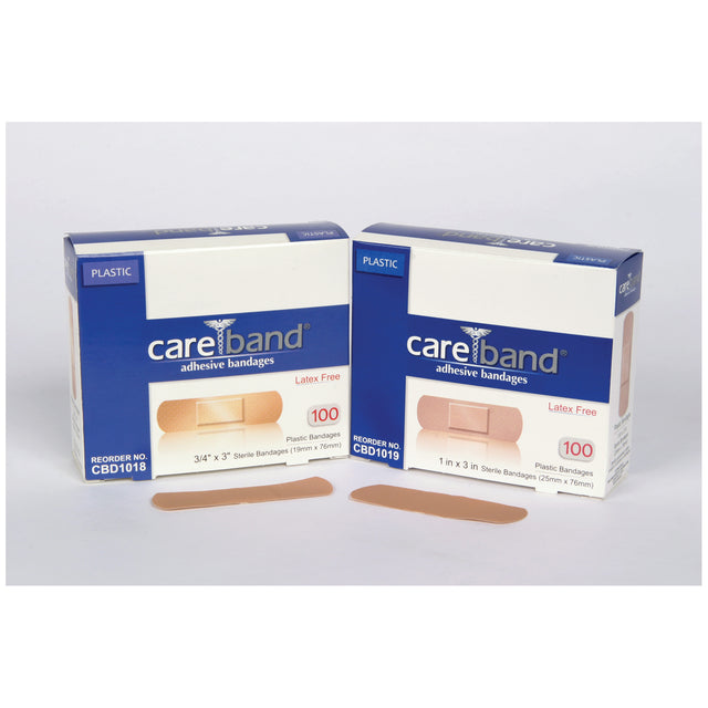 ASO CAREBAND™ PLASTIC ADHESIVE STRIP BANDAGES - CBD1018