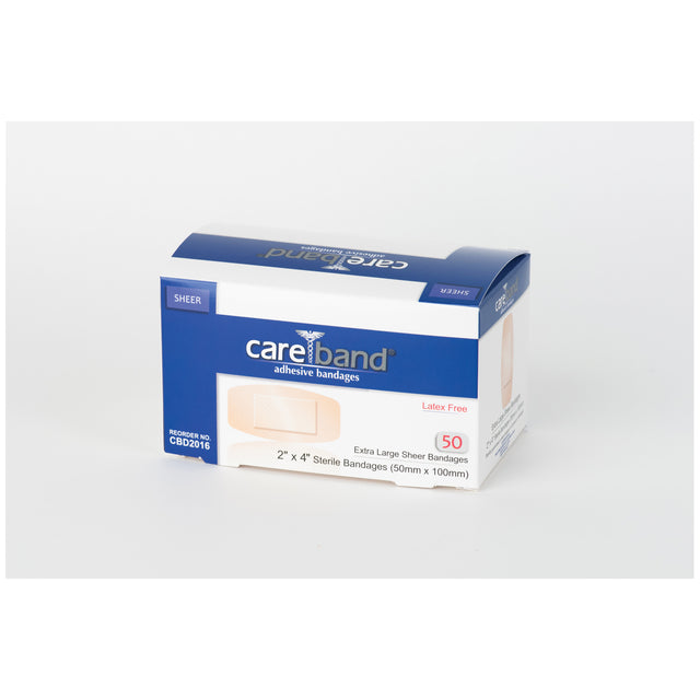 ASO CAREBAND™ SHEER ADHESIVE STRIP BANDAGES - CBD2016