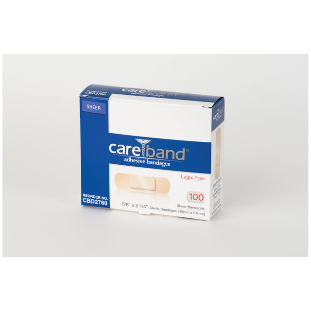 ASO CAREBAND™ SHEER ADHESIVE STRIP BANDAGES - CBD2760