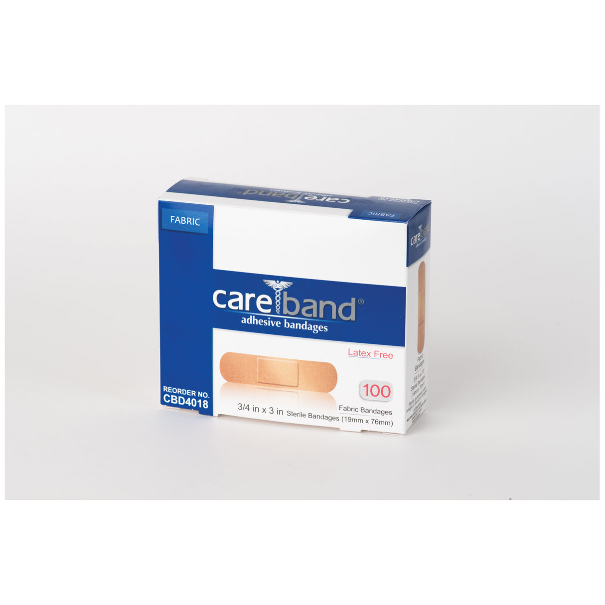 ASO CAREBAND™ FABRIC ADHESIVE STRIP BANDAGES - CBD4018