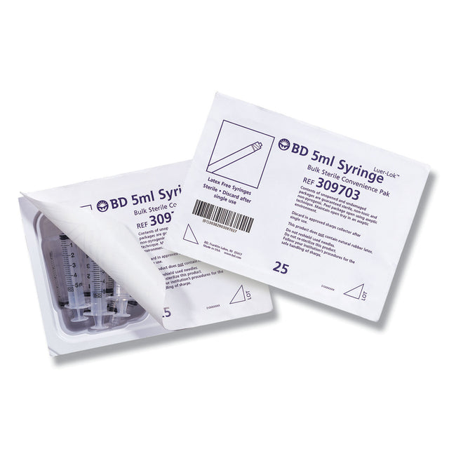 BD 3 ML SYRINGES & NEEDLES - 309702