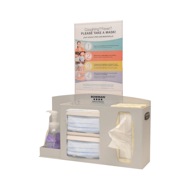 MARKETLAB BOWMAN RESPIRATORY HYGIENE STATION - RS001-0212