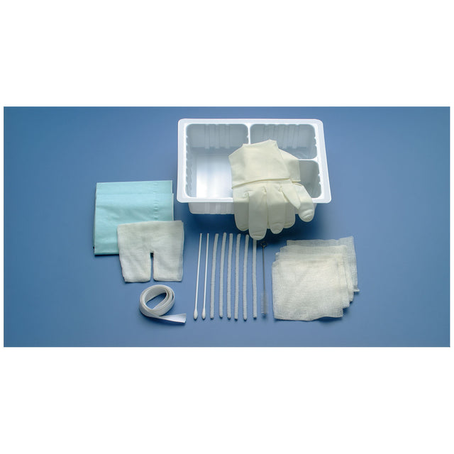 BUSSE TRACHEOSTOMY CARE SET WITH GLOVES - 711